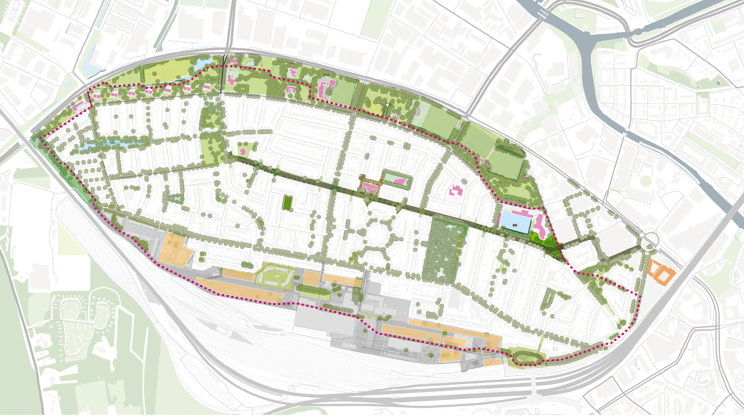 plattegrond Soesterkwartier